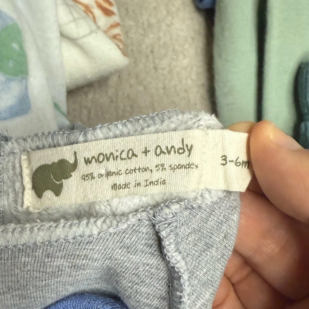 100% Organic Cotton Wool 26 Pc Large Mixed Sizes Baby Boy Bundle Lot - Picture 5 of 13